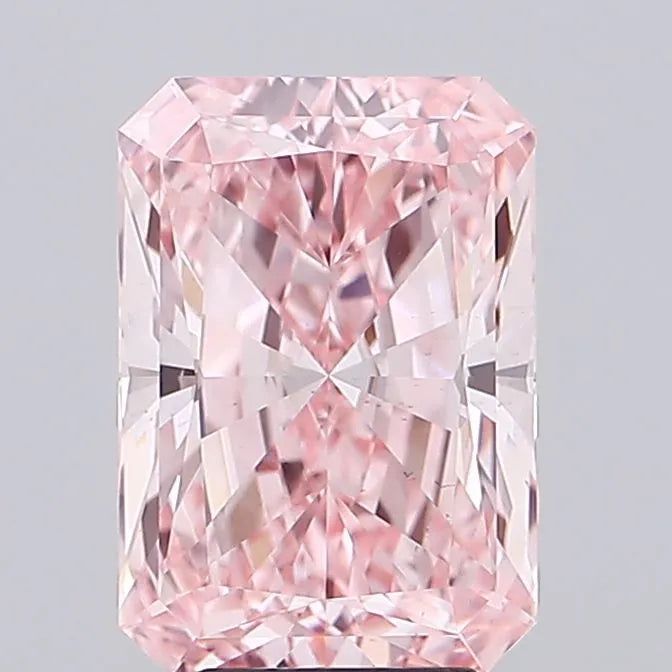 5.07ct Radiant Lab Grown Diamond (Colour Fancy Vivid Pink, Clarity VS1, IGI Certified)