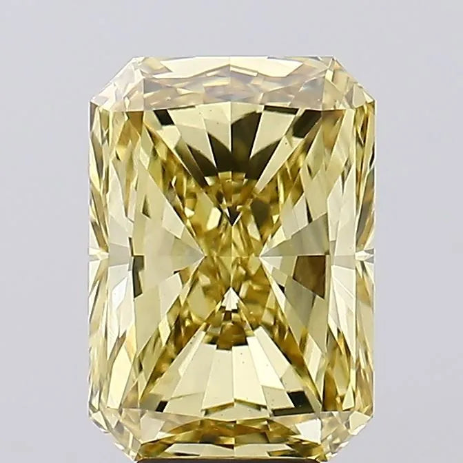 5.07ct Radiant Lab Grown Diamond (Colour Fancy Vivid Yellow, Clarity VS2, Uncertified)