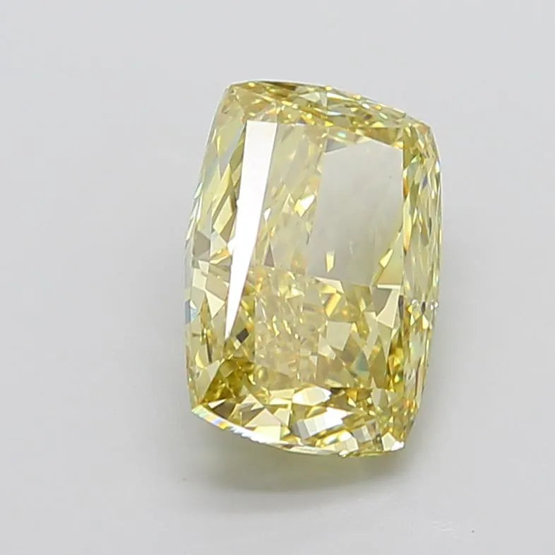 5.08ct Cushion modified Lab Grown Diamond (Colour Fancy Intense Yellow, Clarity VS1, IGI Certified)