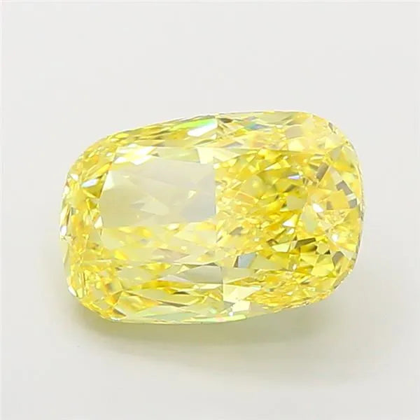 5.08ct Cushion modified Lab Grown Diamond (Colour Fancy Intense Yellow, Clarity VS1, IGI Certified)