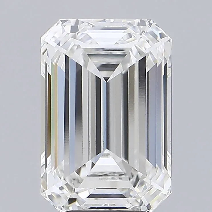 5.08ct Emerald Lab Grown Diamond (Colour F, Clarity VVS2, IGI Certified)