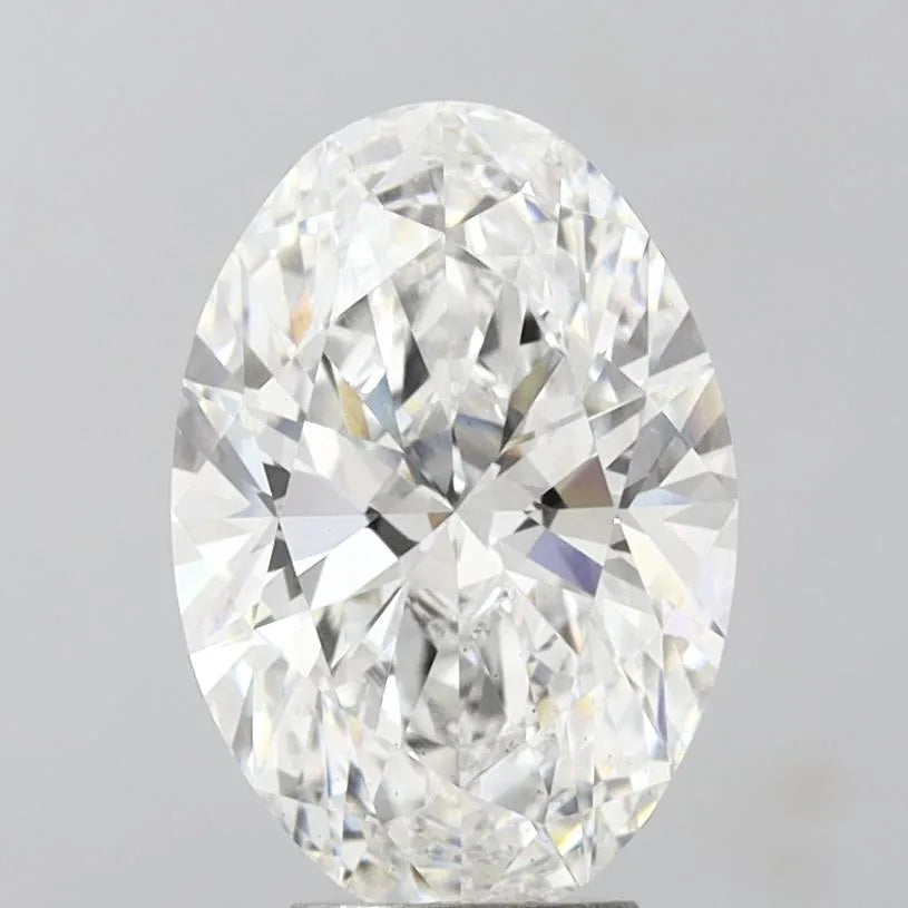5.08ct Oval Lab Grown Diamond (Colour E, Clarity VS2, IGI Certified)