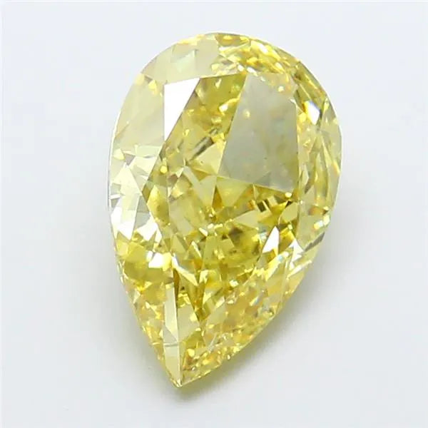 5.08ct Pear Lab Grown Diamond (Colour Fancy Intense Yellow, Clarity VS2, IGI Certified)