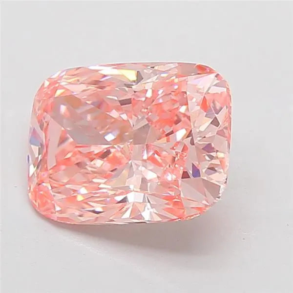5.09ct Cushion brilliant Lab Grown Diamond (Colour Fancy Vivid Pink, Clarity VS1, Uncertified)