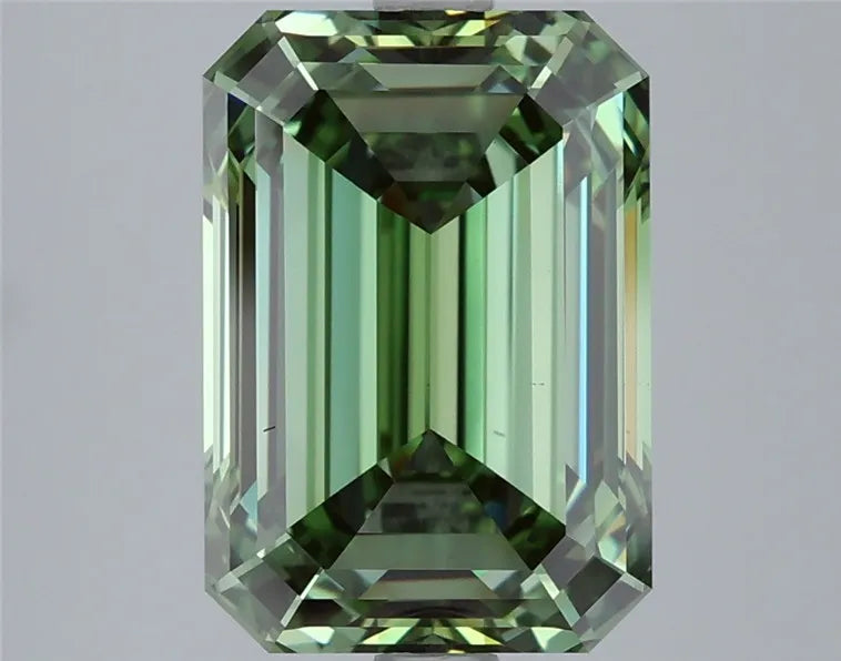 5.09ct Emerald Lab Grown Diamond (Colour Fancy Vivid Green, Clarity VS1, IGI Certified)