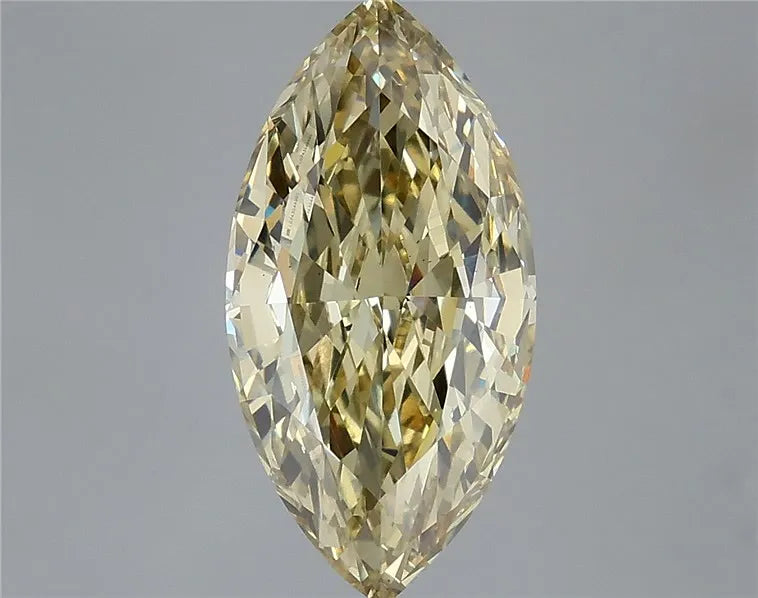 5.09ct Marquise Lab Grown Diamond (Colour Fancy Intense Yellow, Clarity VS2, IGI Certified)