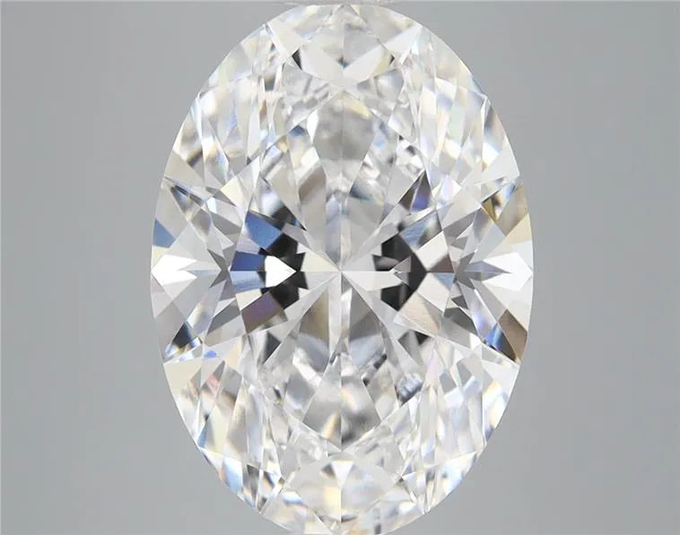 5.09ct Oval Lab Grown Diamond (Colour D, Clarity VVS2, IGI Certified)