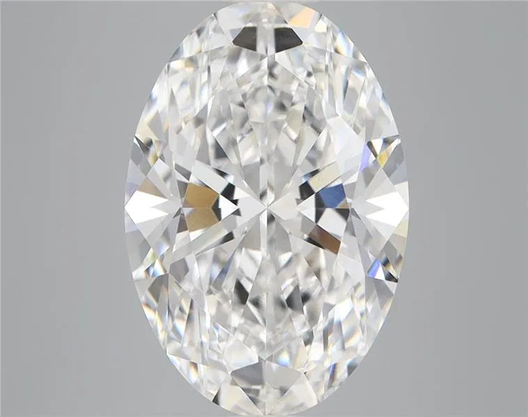 5.09ct Oval Lab Grown Diamond (Colour D, Clarity VVS2, IGI Certified)