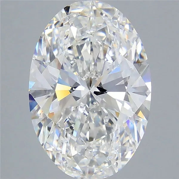 5.09ct Oval Lab Grown Diamond (Colour F, Clarity VS1, IGI Certified)