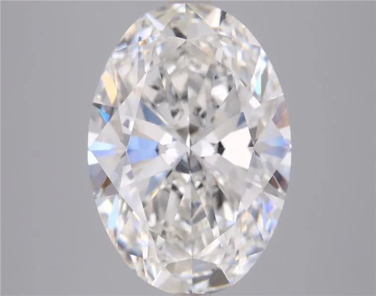 5.09ct Oval Lab Grown Diamond (Colour G, Clarity VVS2, IGI Certified)