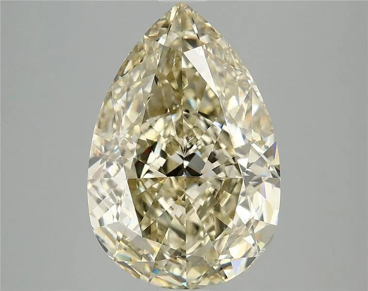 5.09ct Pear Lab Grown Diamond (Colour Fancy Light Yellow, Clarity VVS2, IGI Certified)