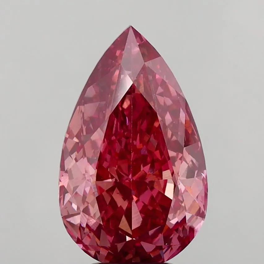 5.09ct Princess Lab Grown Diamond (Colour Fancy Brown, Clarity VVS2, IGI Certified)