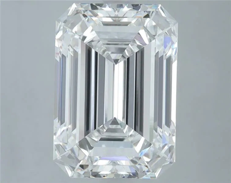 5.10ct Emerald Lab Grown Diamond (Colour F, Clarity VVS2, IGI Certified)
