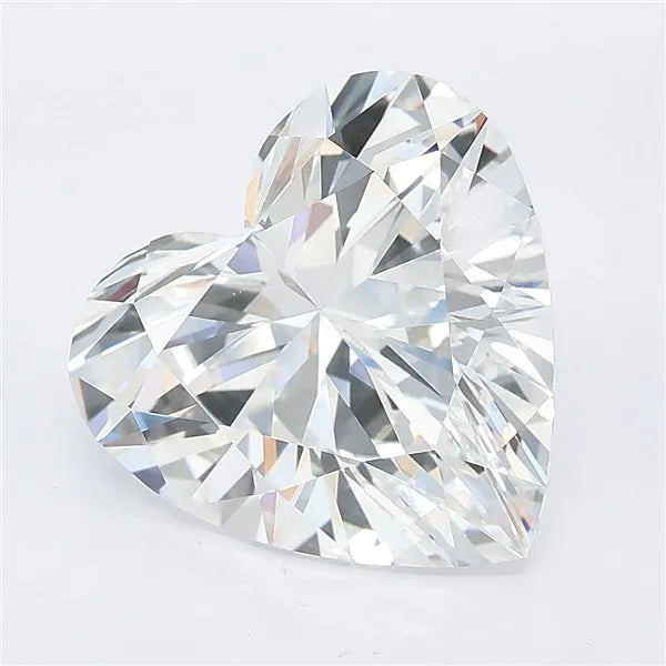 5.10ct Heart Lab Grown Diamond (Colour E, Clarity VVS2, IGI Certified)