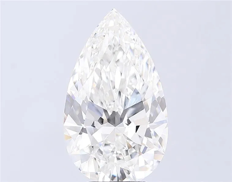 5.10ct Pear Lab Grown Diamond (Colour F, Clarity VVS2, IGI Certified)