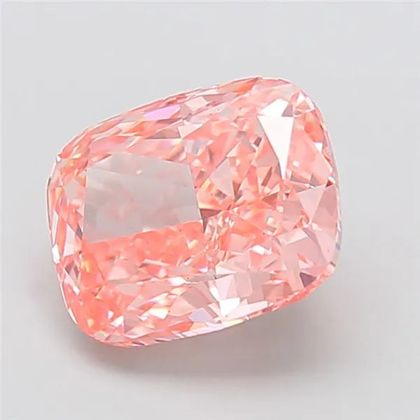 5.11ct Cushion modified Lab Grown Diamond (Colour Fancy Vivid Pink, Clarity VS1, IGI Certified)