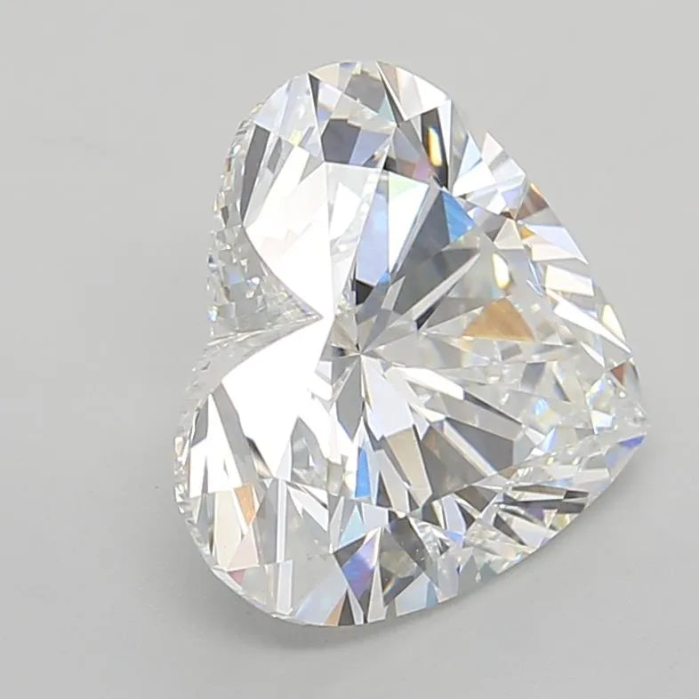 5.11ct Heart Lab Grown Diamond (Colour F, Clarity VVS2, IGI Certified)