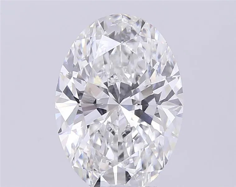 5.11ct Oval Lab Grown Diamond (Colour F, Clarity VVS2, IGI Certified)