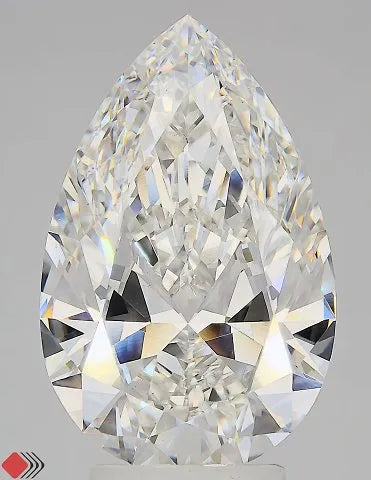 5.11ct Pear Lab Grown Diamond (Colour F, Clarity VS1, IGI Certified)
