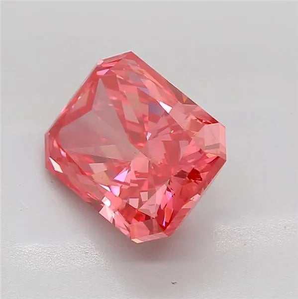 5.11ct Radiant Lab Grown Diamond (Colour Fancy Vivid Pink, Clarity VS1, IGI Certified)