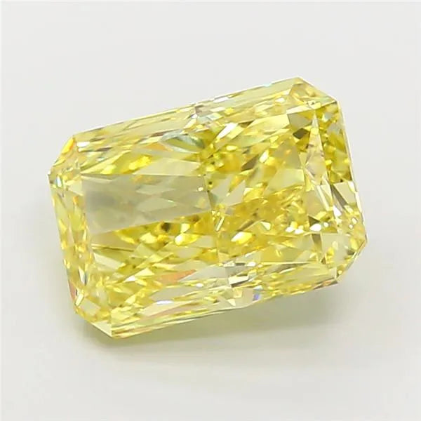 5.12ct Radiant Lab Grown Diamond (Colour Fancy Intense Yellow, Clarity SI1, IGI Certified)