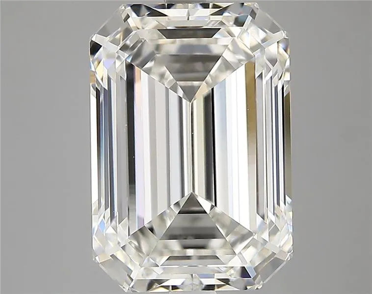 5.13ct Emerald Lab Grown Diamond (Colour F, Clarity VVS2, Cut EX, IGI Certified)
