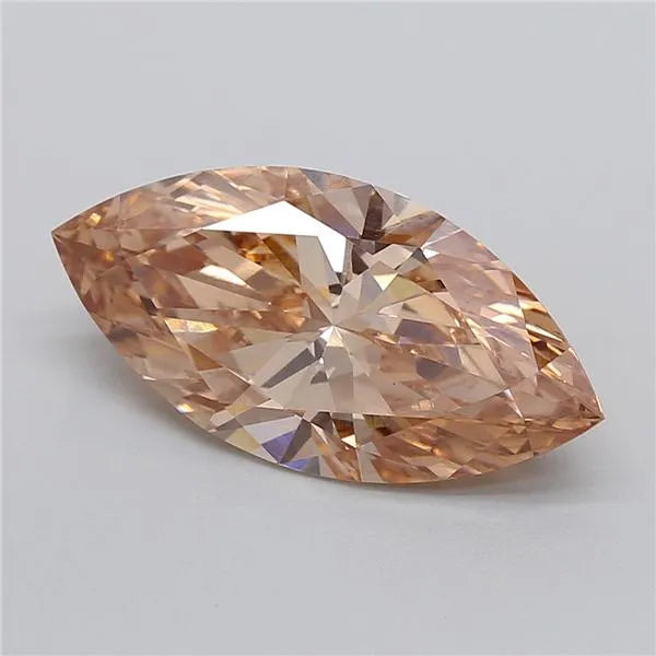 5.14ct Marquise Lab Grown Diamond (Colour Fancy Brown, Clarity VS1, IGI Certified)