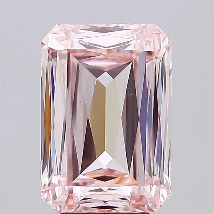 5.15ct Radiant Lab Grown Diamond (Colour Fancy Vivid Pink, Clarity VS1, IGI Certified)