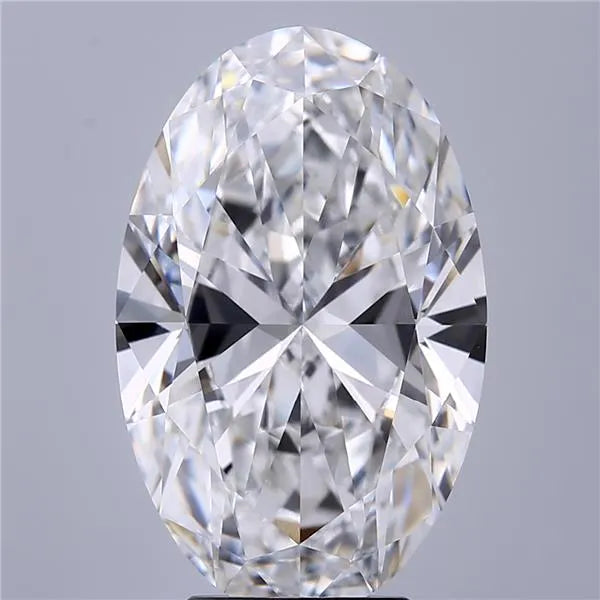 5.16ct Oval Lab Grown Diamond (Colour D, Clarity VVS1, IGI Certified)