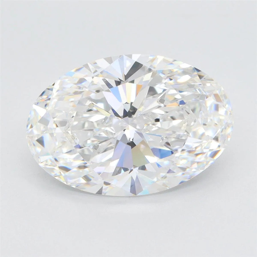 5.16ct Oval Lab Grown Diamond (Colour F, Clarity VVS2, IGI Certified)