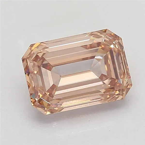 5.19ct Emerald Lab Grown Diamond (Colour Fancy Brown, Clarity VS1, Uncertified)