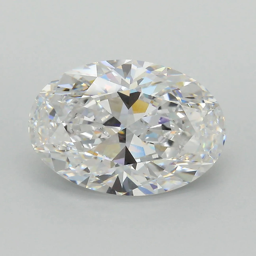 5.19ct Oval Lab Grown Diamond (Colour D, Clarity VVS2, IGI Certified)