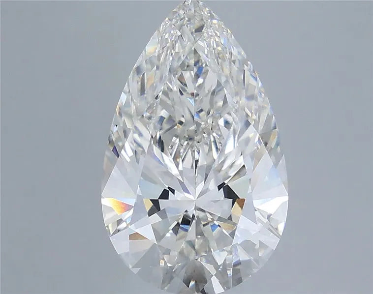 5.19ct Pear Lab Grown Diamond (Colour G, Clarity VVS2, IGI Certified)