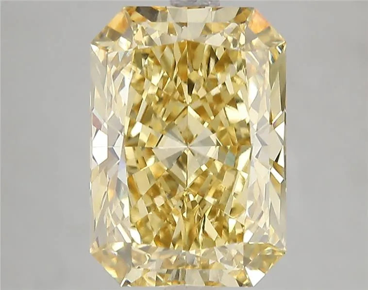 5.20ct Radiant Lab Grown Diamond (Colour Fancy Vivid Yellow, Clarity VS1, IGI Certified)