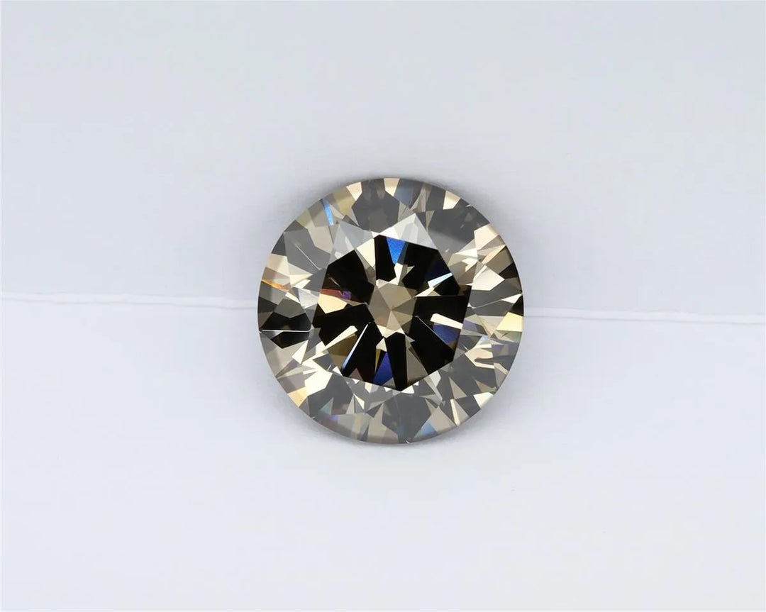 5.21ct Round Lab Grown Diamond (Colour Fancy Gray, Clarity SI1, Cut ID, IGI Certified)
