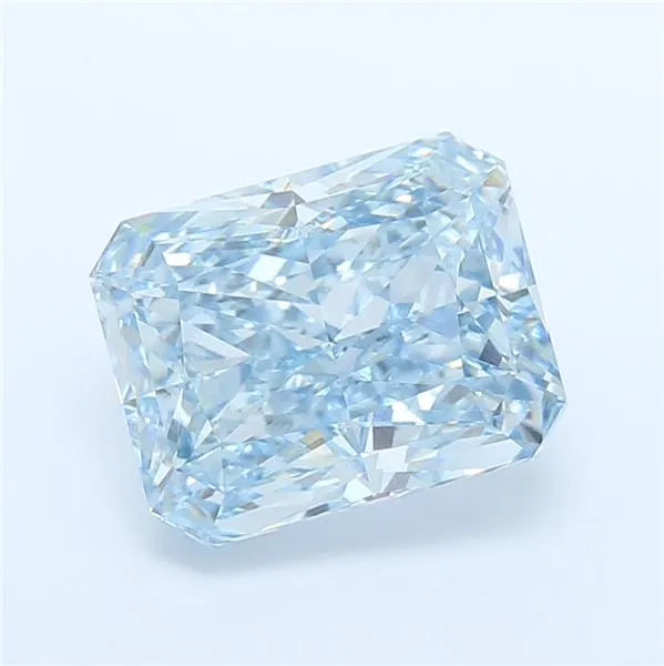 5.22ct Radiant Lab Grown Diamond (Colour Fancy Intense Blue, Clarity VVS2, IGI Certified)
