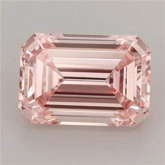 5.23ct Emerald Lab Grown Diamond (Colour Fancy Intense Pink, Clarity VS1, IGI Certified)