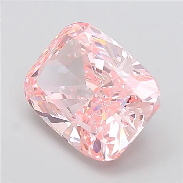 5.27ct Cushion modified Lab Grown Diamond (Colour Fancy Vivid Pink, Clarity VVS2, IGI Certified)