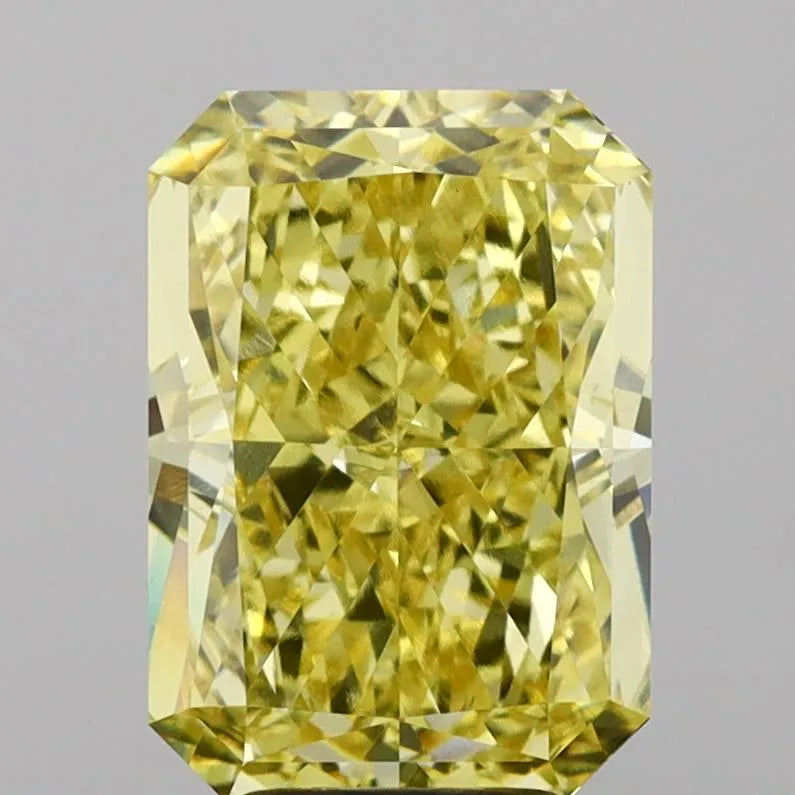 5.27ct Radiant Lab Grown Diamond (Colour Fancy Intense Yellow, Clarity VVS2, IGI Certified)