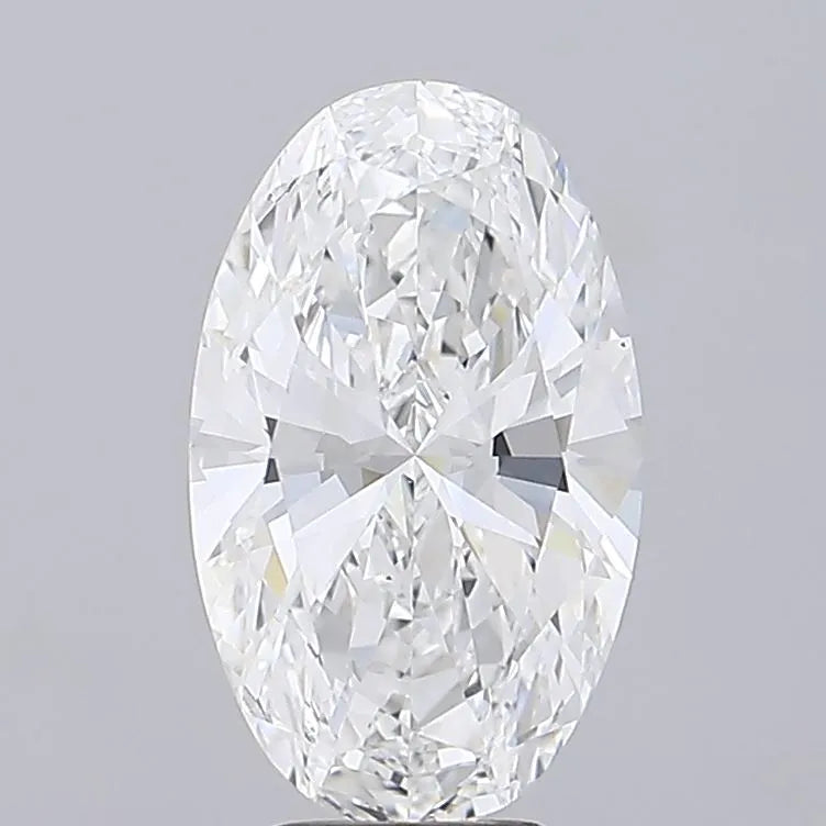 5.38ct Oval Lab Grown Diamond (Colour D, Clarity VVS2, IGI Certified)