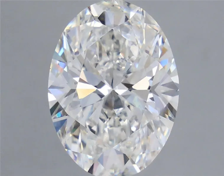 5.38ct Oval Lab Grown Diamond (Colour E, Clarity VVS2, IGI Certified)