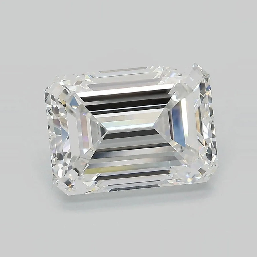 5.39ct Emerald Lab Grown Diamond (Colour E, Clarity VVS2, IGI Certified)
