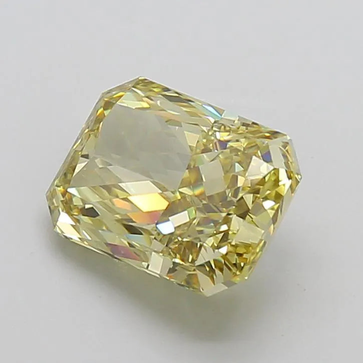 5.40ct Radiant Lab Grown Diamond (Colour Fancy Yellow, Clarity VS1, IGI Certified)