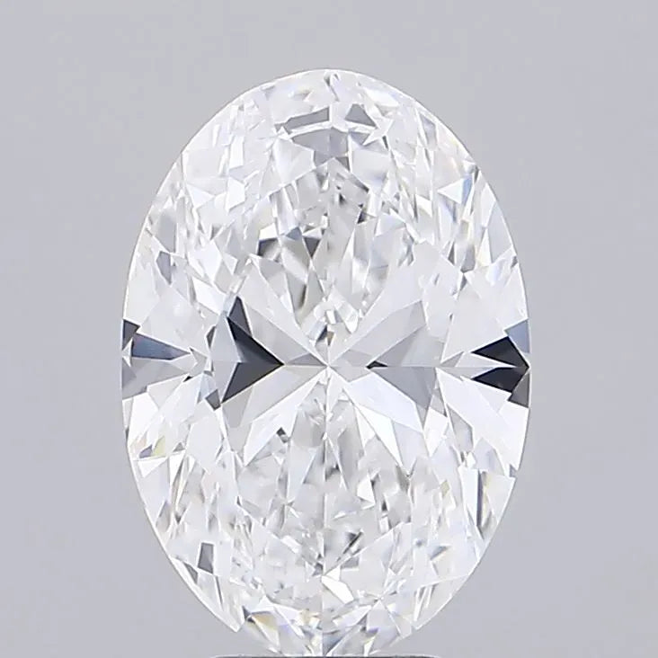 5.42ct Oval Lab Grown Diamond (Colour D, Clarity VVS1, IGI Certified)