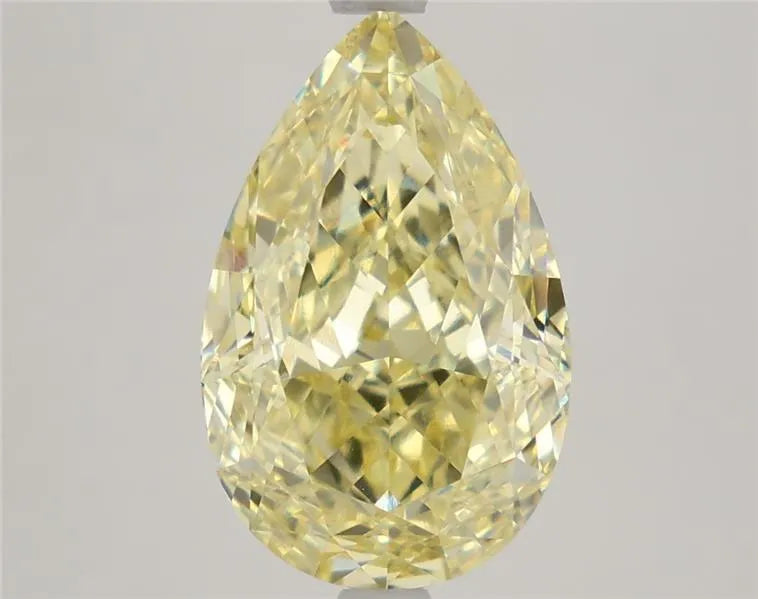 5.46ct Pear Lab Grown Diamond (Colour Fancy Intense Yellow, Clarity VVS2, IGI Certified)