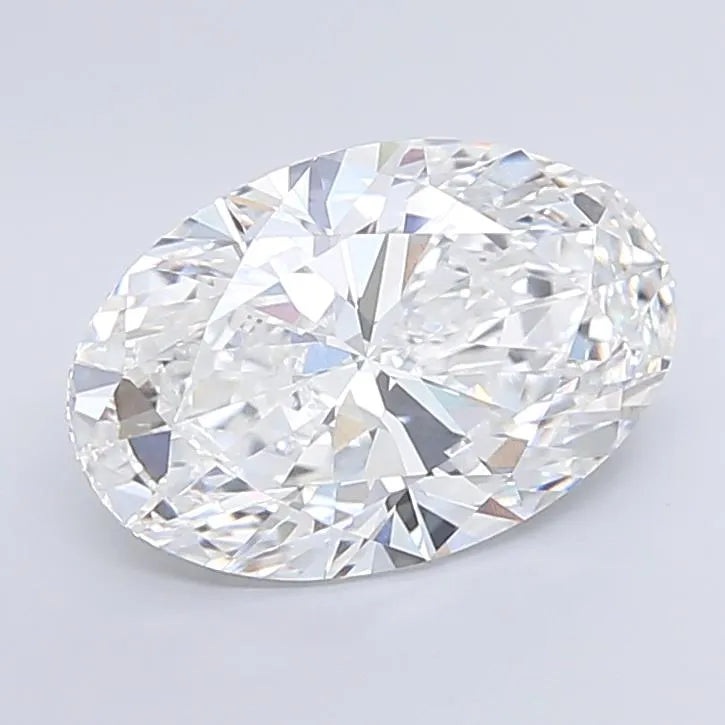 5.49ct Oval Lab Grown Diamond (Colour E, Clarity VVS1, IGI Certified)