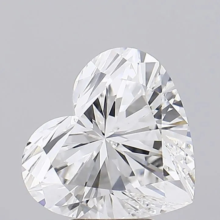 5.51ct Heart Lab Grown Diamond (Colour E, Clarity VVS2, IGI Certified)