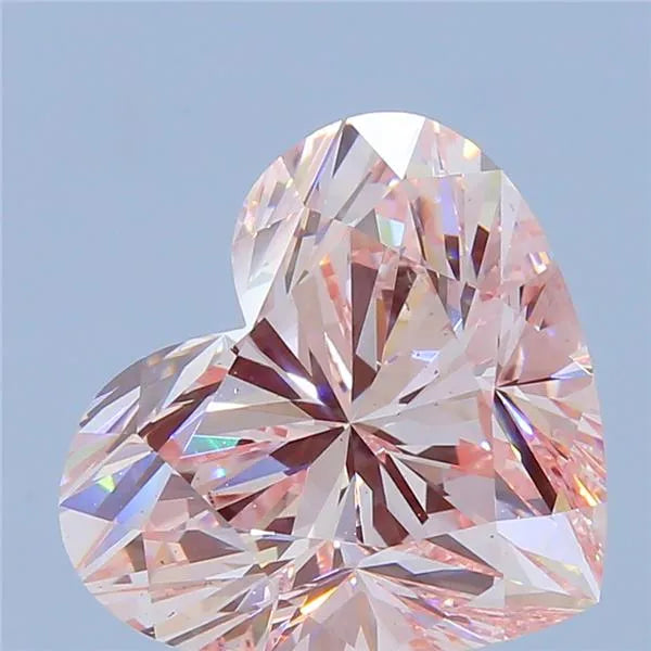 5.51ct Heart Lab Grown Diamond (Colour Fancy Intense Pink, Clarity VS2, IGI Certified)