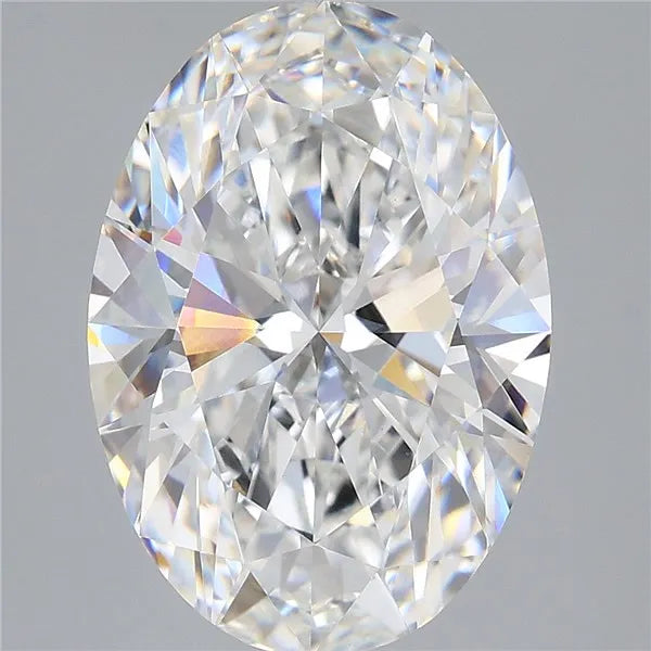 5.51ct Oval Lab Grown Diamond (Colour E, Clarity VS1, IGI Certified)