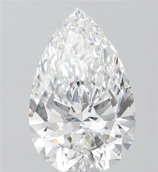 5.51ct Pear Lab Grown Diamond (Colour E, Clarity VS2, IGI Certified)